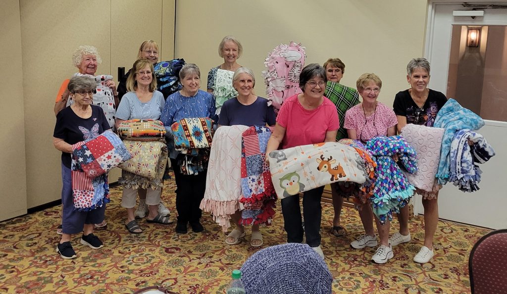 Front Row: Joyce, Sue, Lou Anne, Sue, Debbie (Survivor Services Chair), Lynn, Beth
Back Row: Ruthie, Mary Ann, Jane, Elda, 
